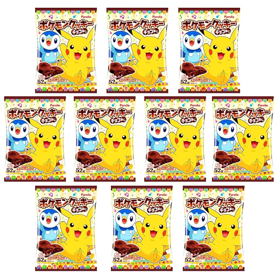 Amazon.co.jp: フルタ製菓 ポケットモンスタークッキー 52g ×10